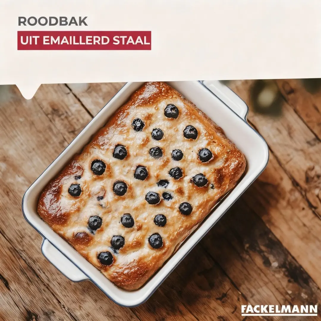 Fackelmann Ovenschaal Geëmailleerd 40,5x28,5cm - 687446
