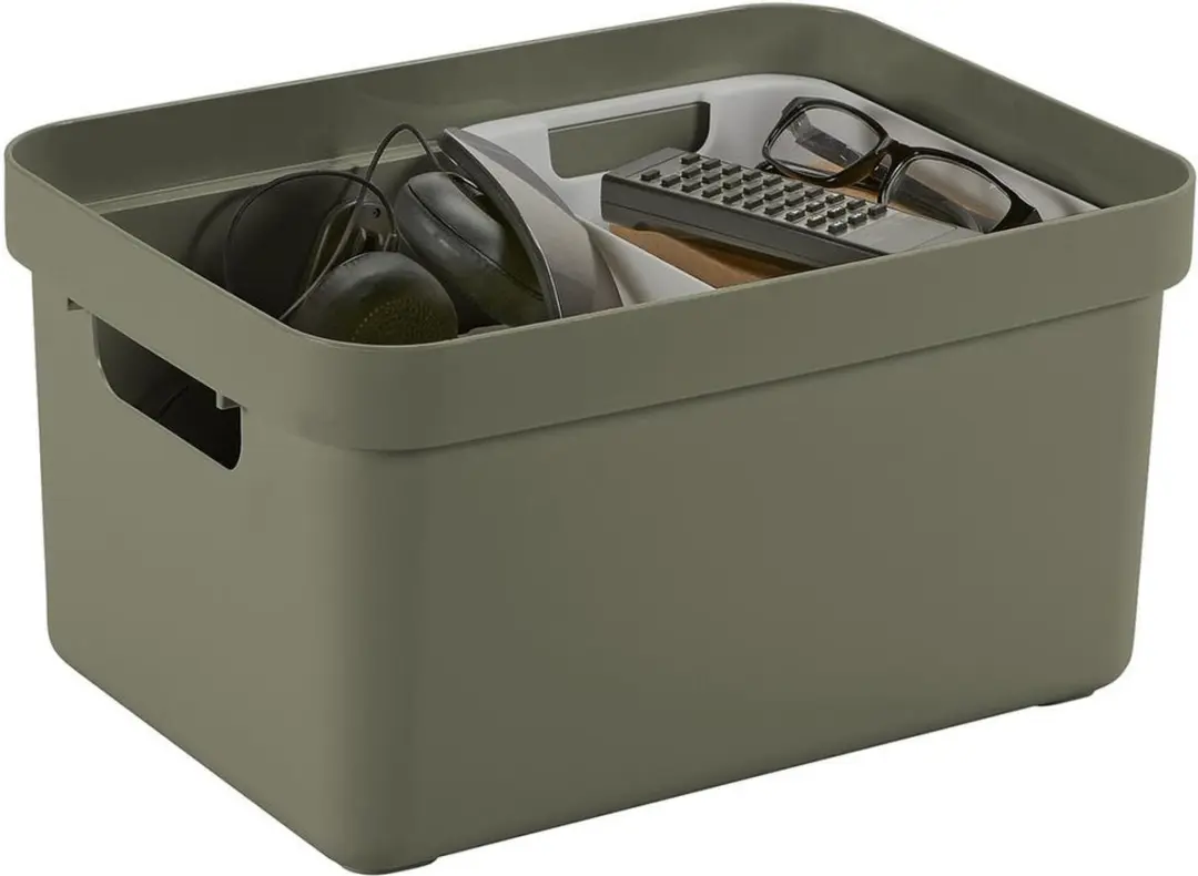 Sunware Sigma Opbergbox - 4 Stuks - 13L - Donkergroen