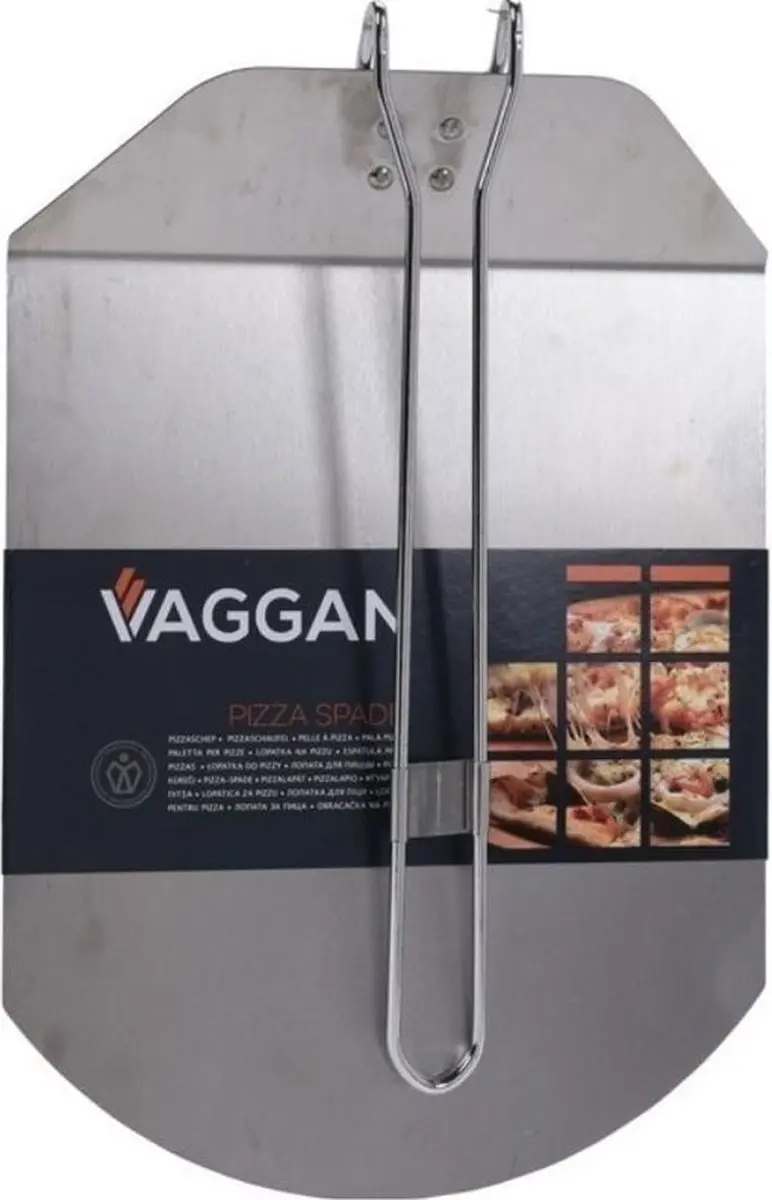 Excellent Houseware Pizzaschep RVS 25x24cm - inklapbaar
