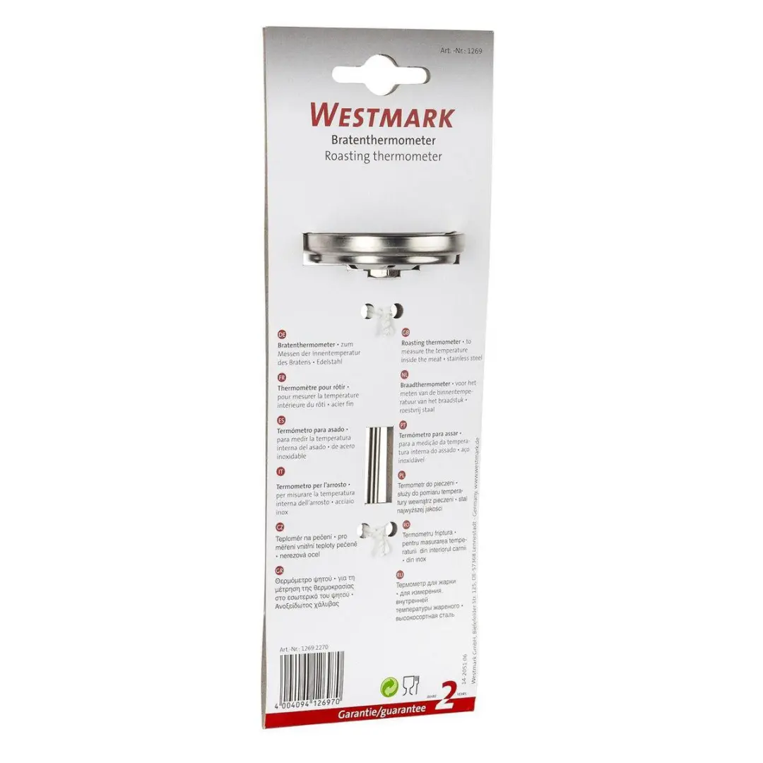 Westmark Braadthermometer - Zilver/rood