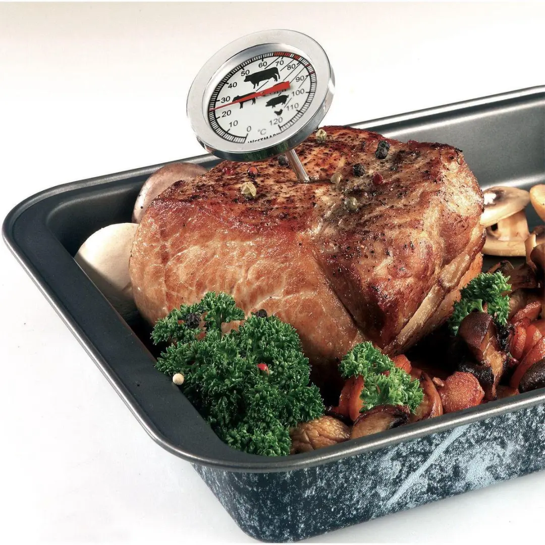 Westmark Braadthermometer - Zilver/rood