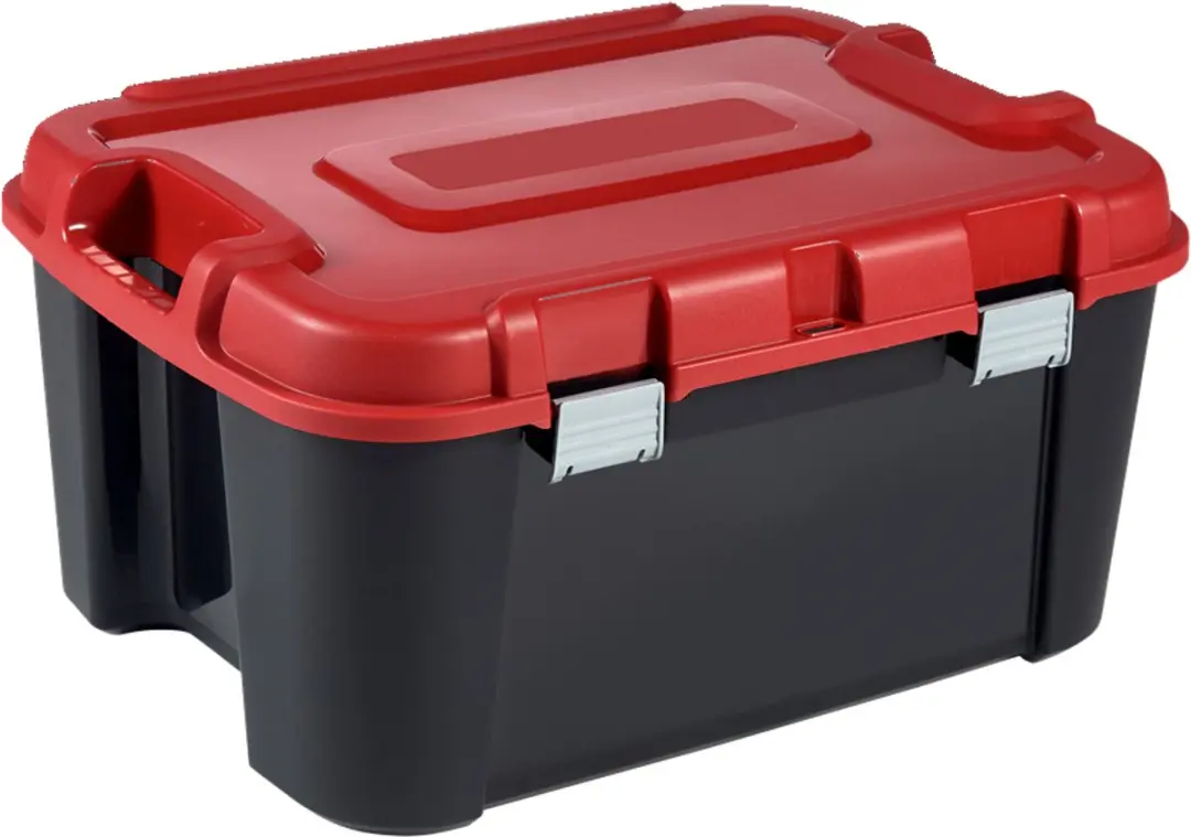 Keter Totem Opbergbox 2x140L - 280L - 3 Vakken - Zwart/Groen
