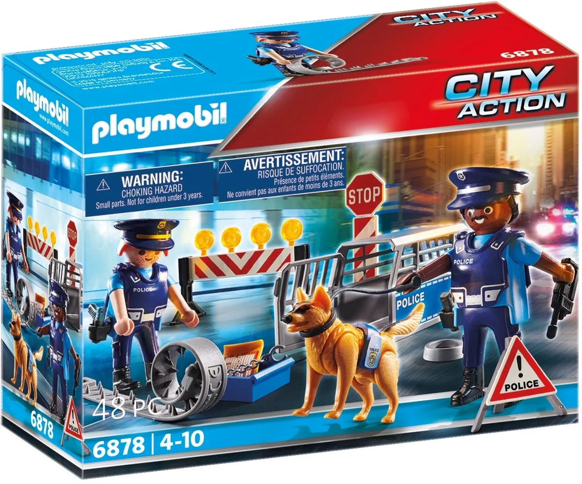 Playmobil City Action Roadblock 6878