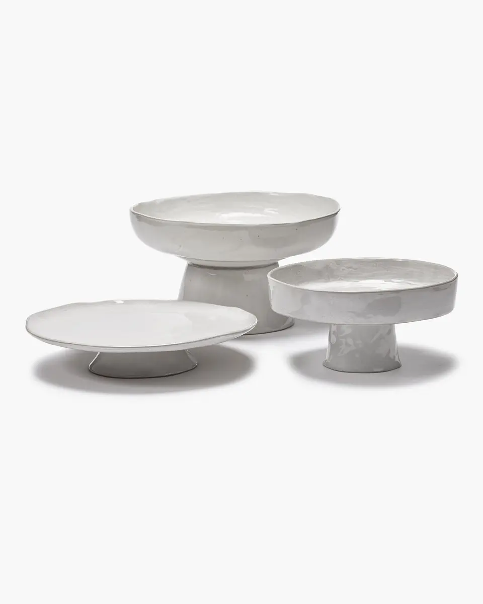 Serax Marie Michielssen La Mère Bord Op Voet 30cm - Wit