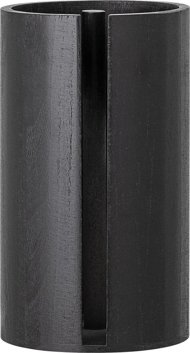 Bloomingville Celian Keukenrolhouder - Hout - Zwart