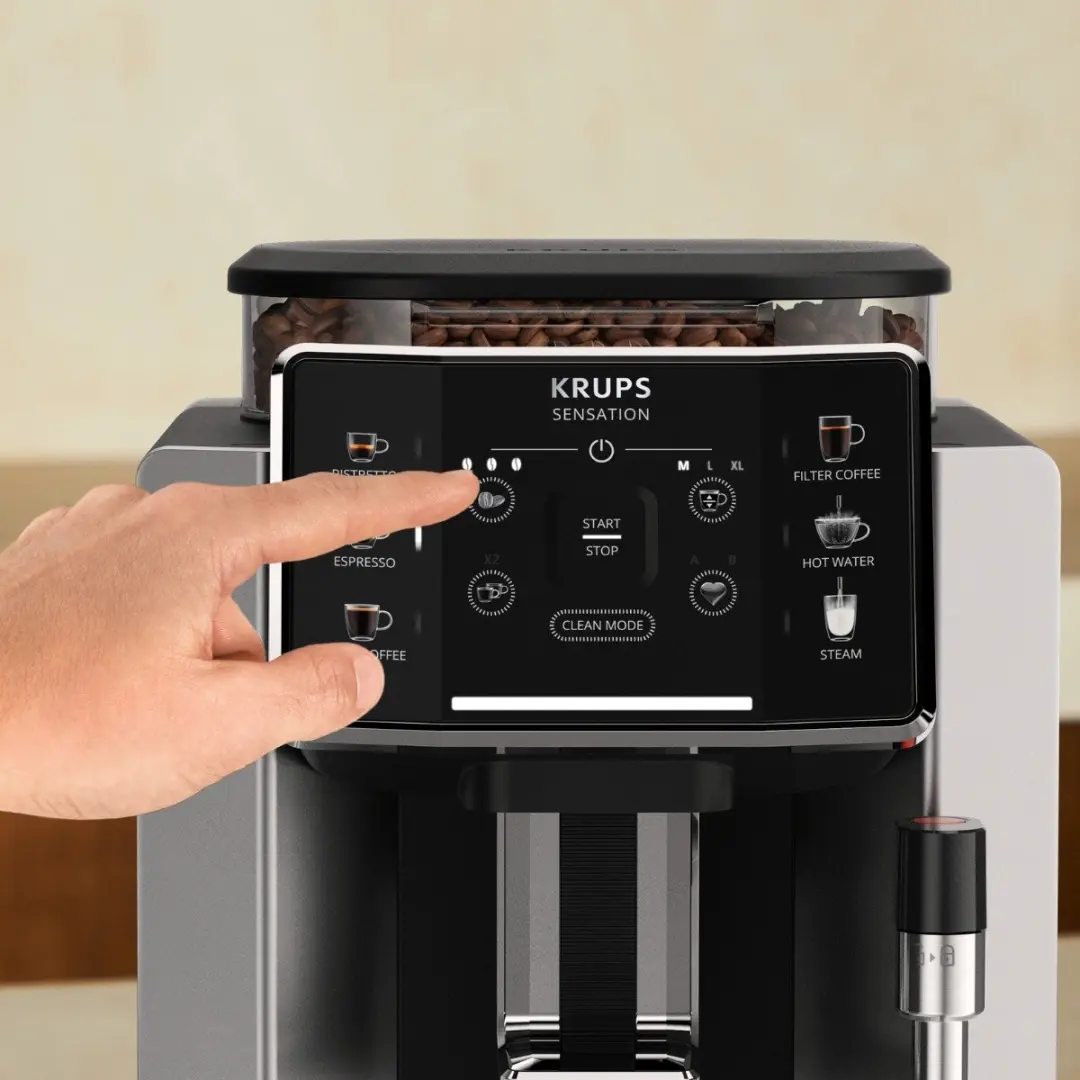 Krups EA910E10 Espressomachine - Aluminium/Zwart
