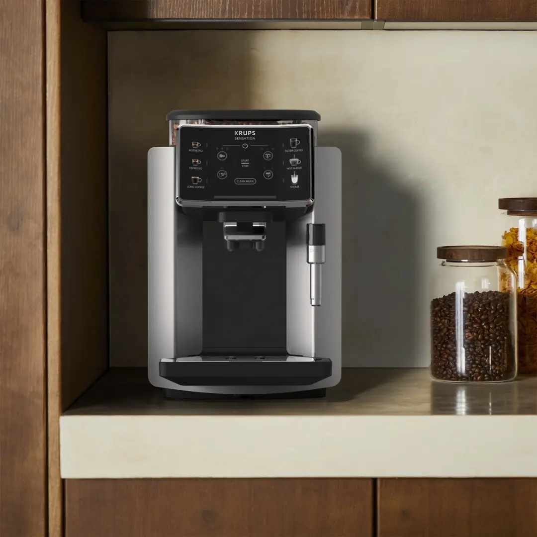 Krups EA910E10 Espressomachine - Aluminium/Zwart