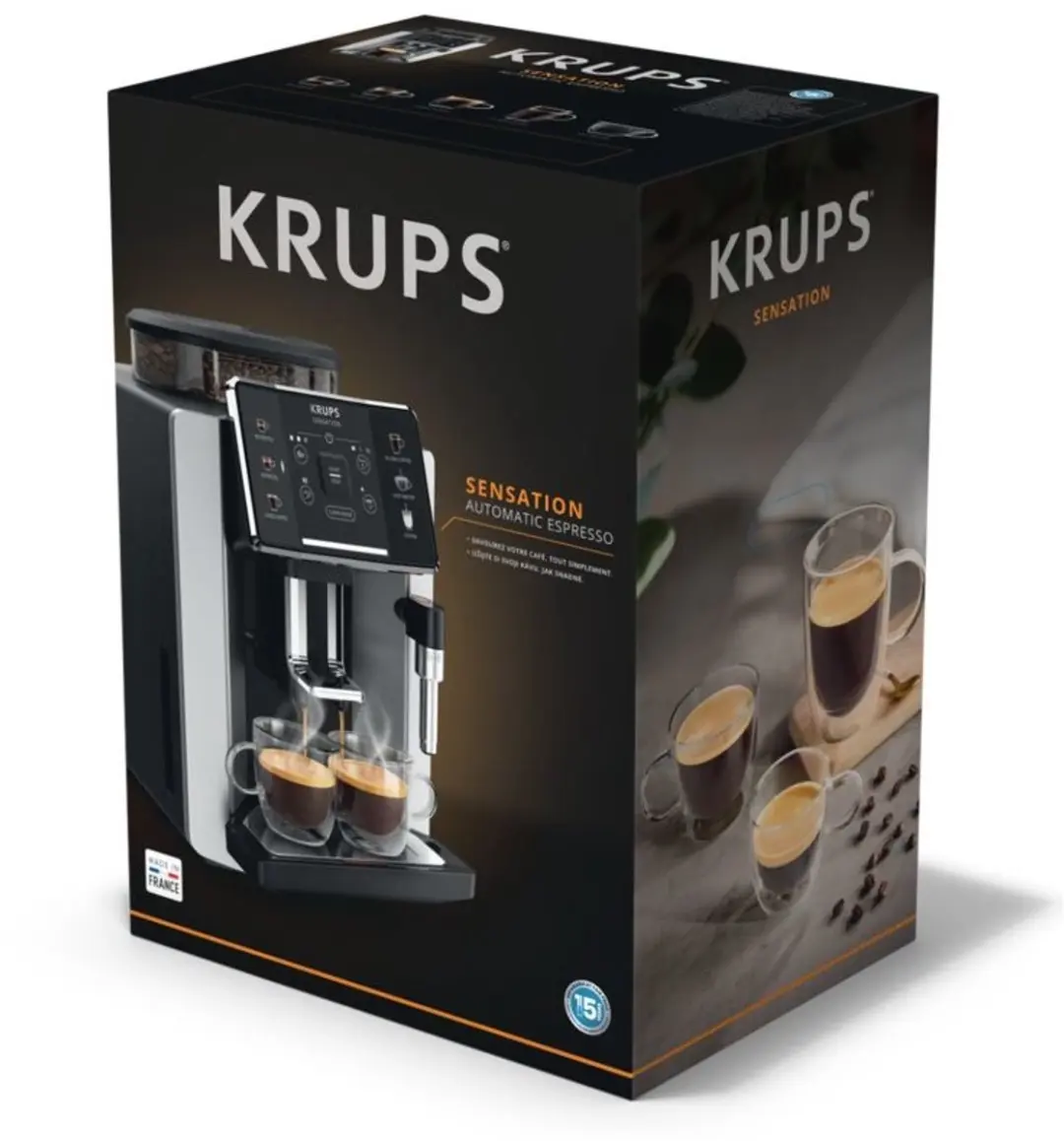 Krups EA910E10 Espressomachine - Aluminium/Zwart