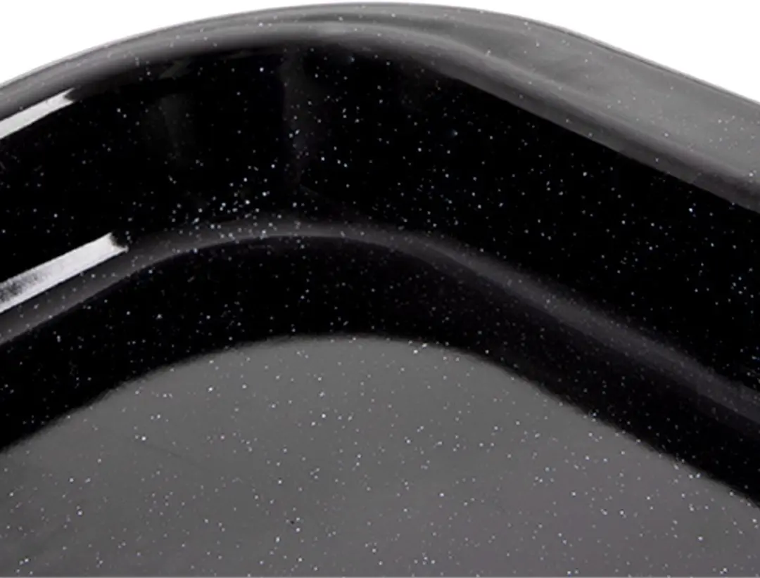 Orion Geëmailleerde Bakplaat 36x28x2,5cm - Zwart