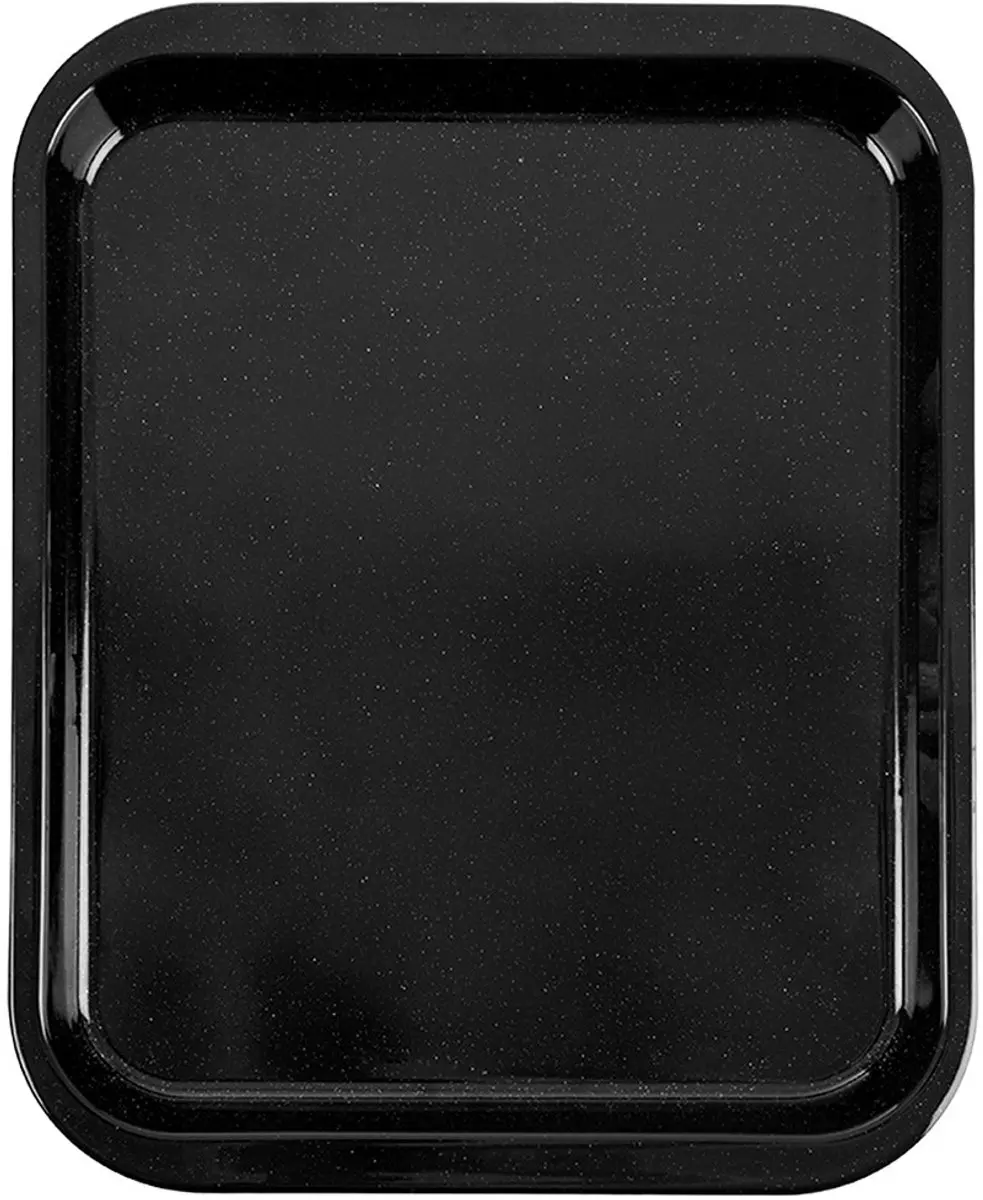 Orion Geëmailleerde Bakplaat 36x28x2,5cm - Zwart