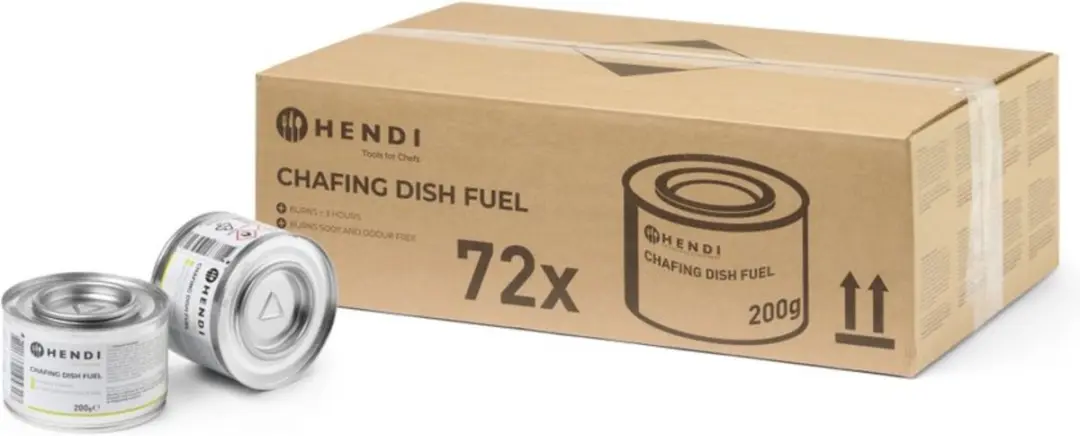 Hendi Brandpasta Chafing Dish 72 Stuks - 200ml