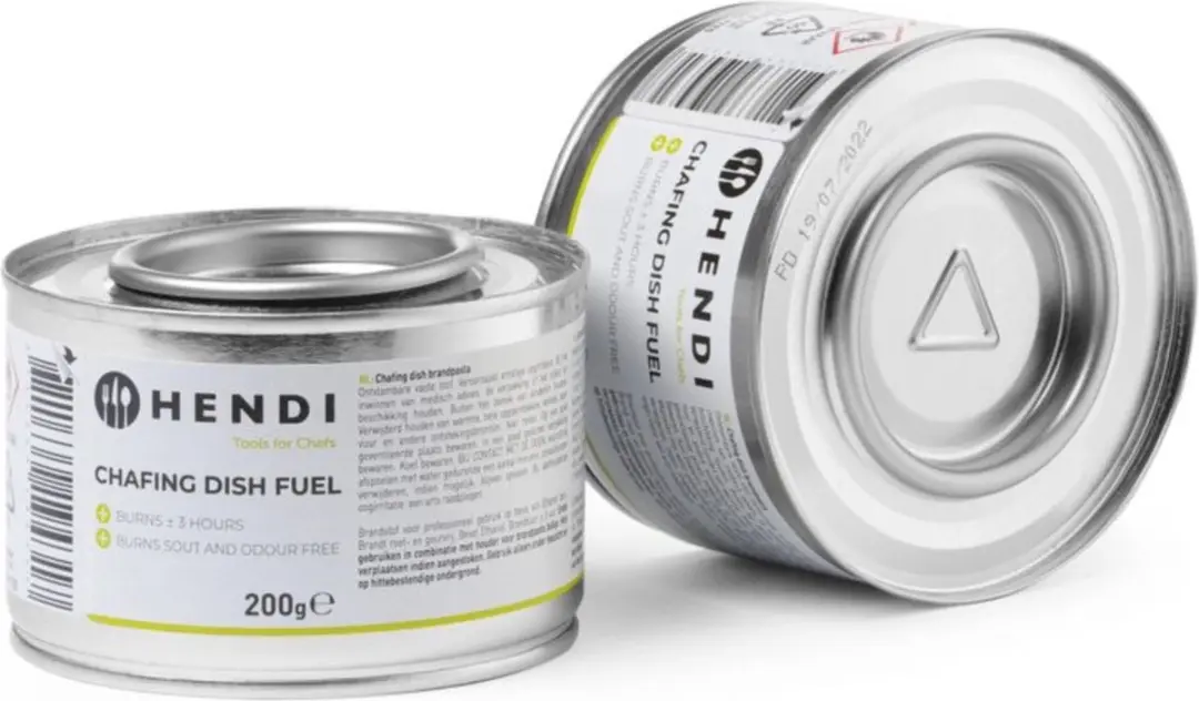 Hendi Brandpasta Chafing Dish 72 Stuks - 200ml