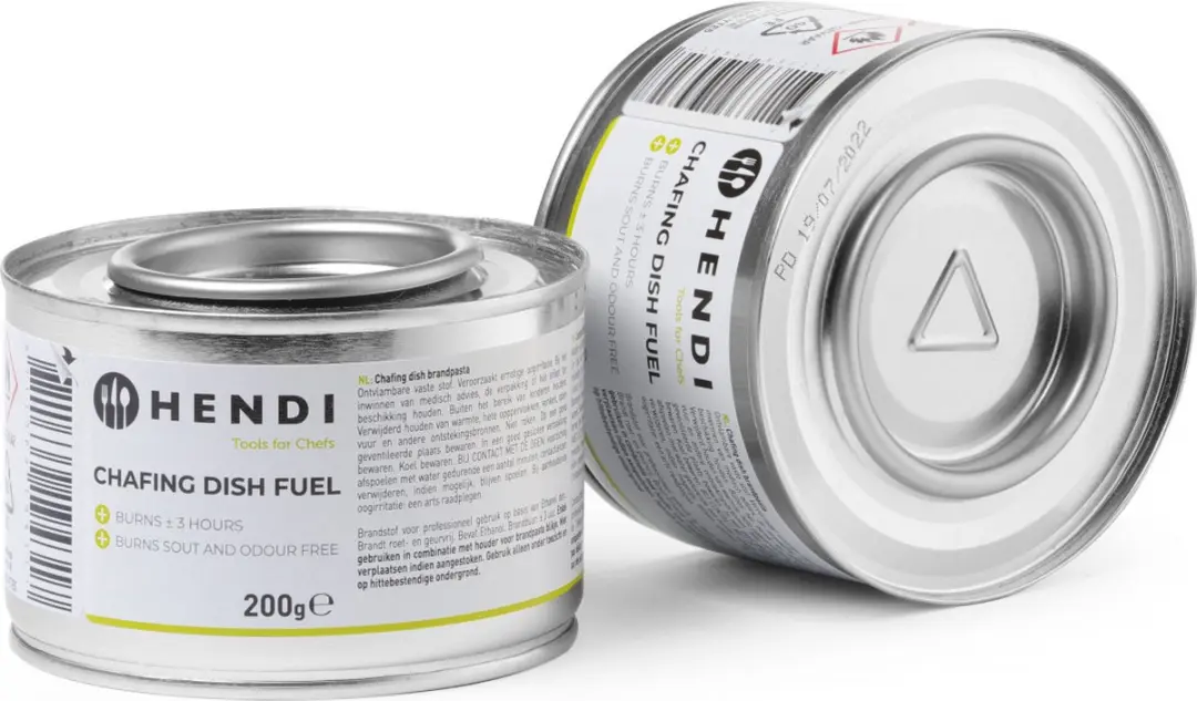 Hendi Brandpasta Chafing Dish 72 Stuks - 200ml