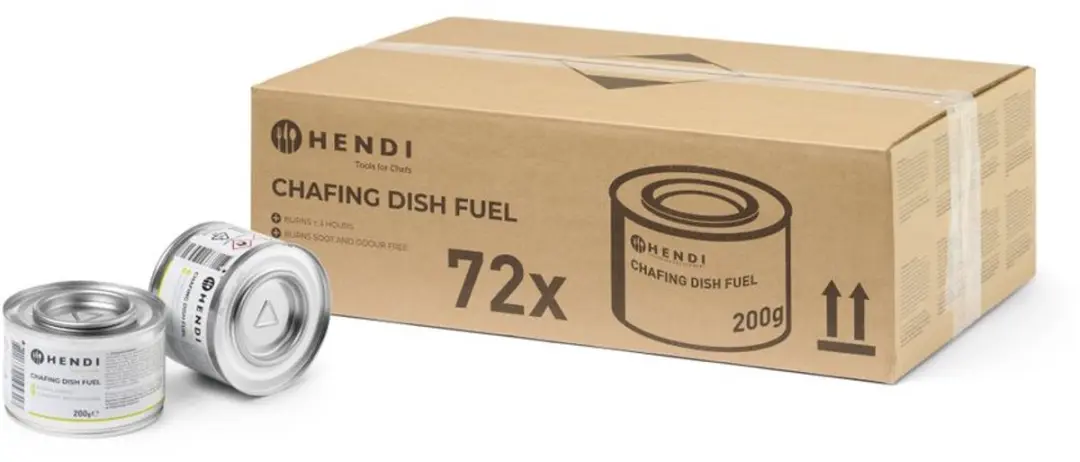 Hendi Brandpasta Chafing Dish 72 Stuks - 200ml