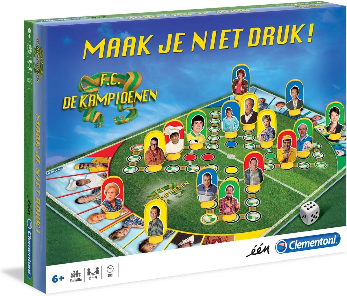 Clementoni F.C. De Kampioenen Paardjesspel 66709 - Bordspel