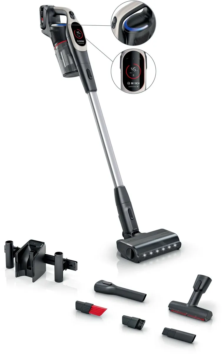 Bosch Unlimited 9 BCS931GAC Snoerloze Steelstofzuiger