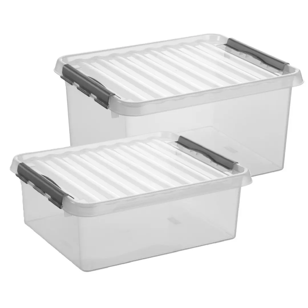 Sunware Q-Line Opbergboxen Set 25/36L