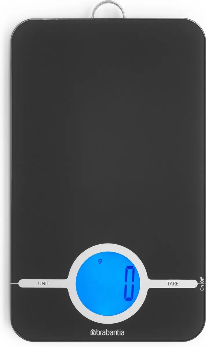 Brabantia Tasty+ 122644 Keukenweegschaal Digitaal - 5 kg - Dark Grey
