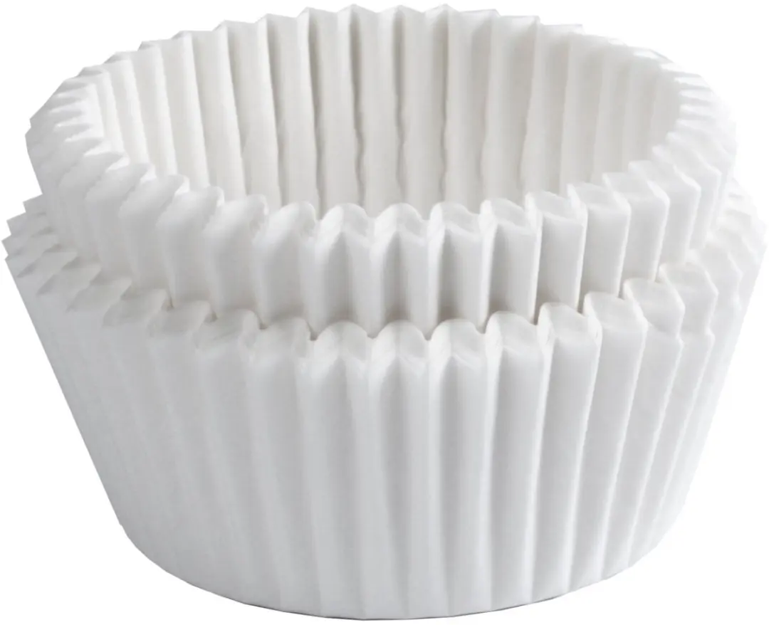 Fackelmann Muffinvormpjes 50 Stuks - Wit 6cm