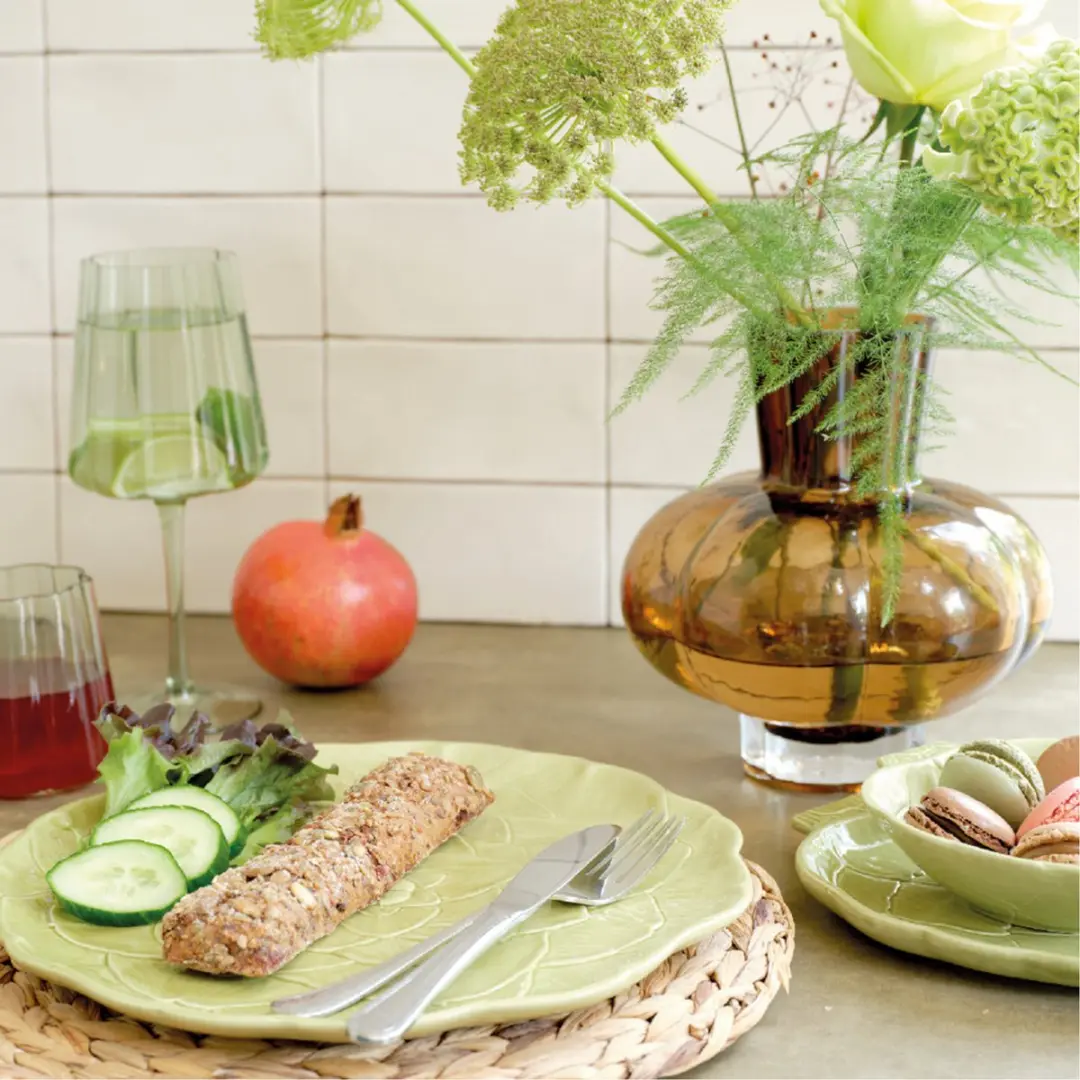 Kaemingk Placemats 6x - 35cm Rond - Beige