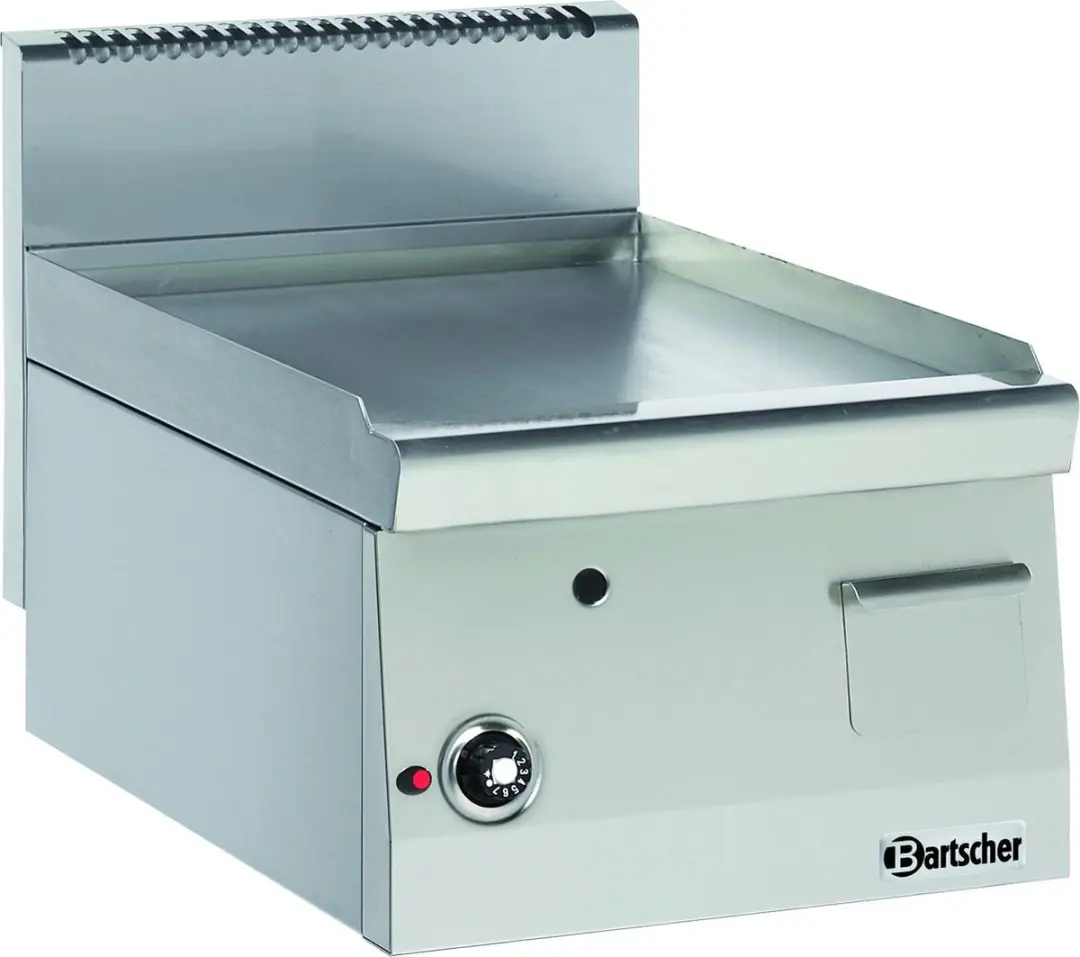 Bartscher Gas Grillplaat 60x40cm RVS