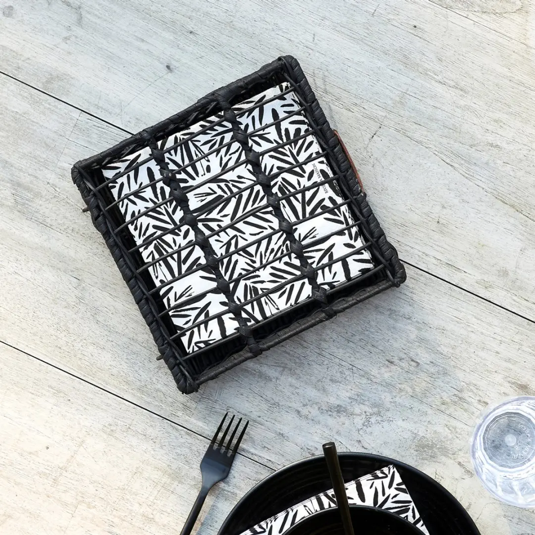 Riviera Maison Servettenhouder RM 1948 - Zwart