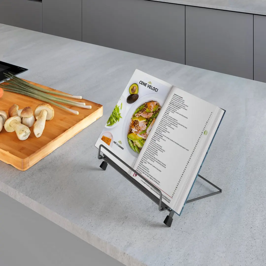 Metaltex Tabletstandaard & Kookboekenhouder 352918 - Zwart - afbeelding 6 van 6