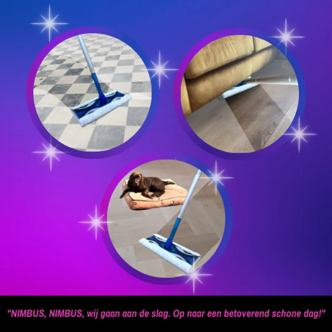 Nimbus Magic Floorwipes Refill 240 Stuks - 28x22cm