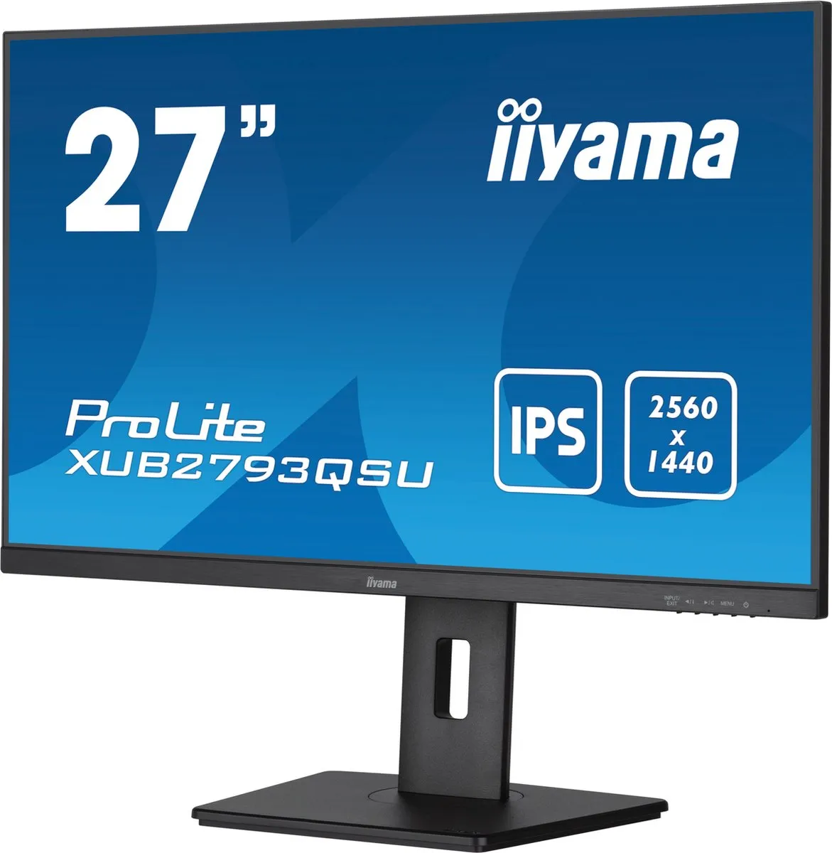 iiyama ProLite XUB2793QSU-B7 27" QHD IPS Monitor - USB-Hub - afbeelding 4 van 6