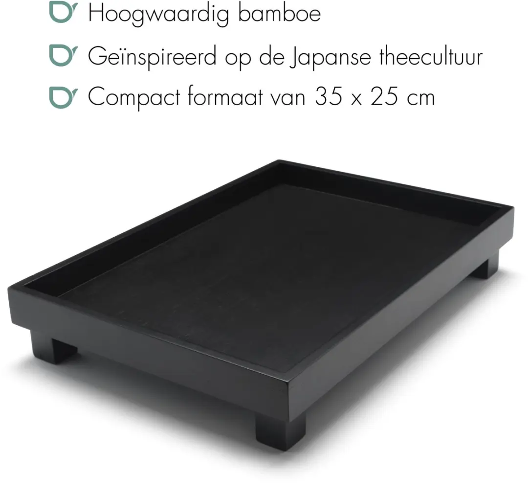Bredemeijer Izumi Dienblad - Zwart Bamboe - afbeelding 6 van 6