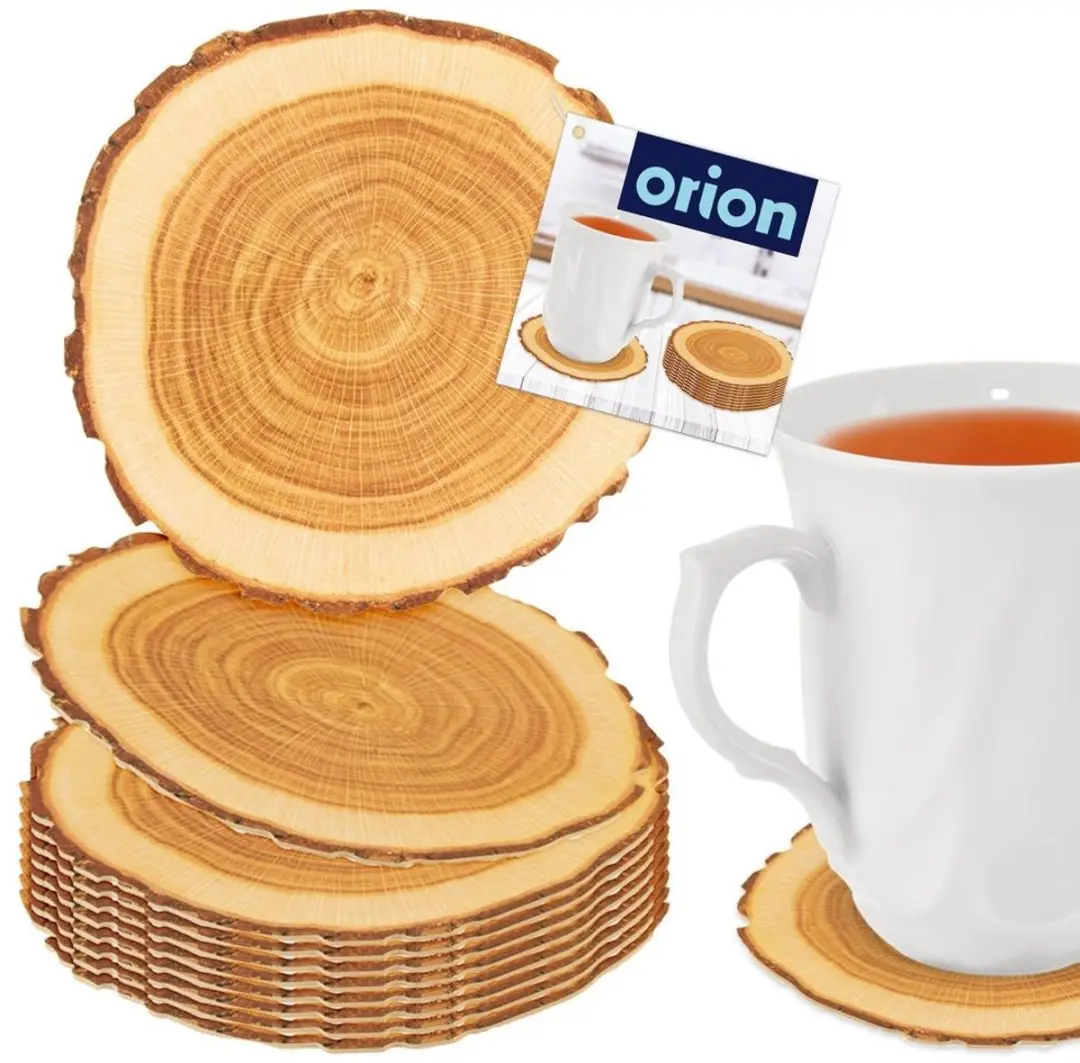 Orion Houtlook Onderzetters - Set van 10