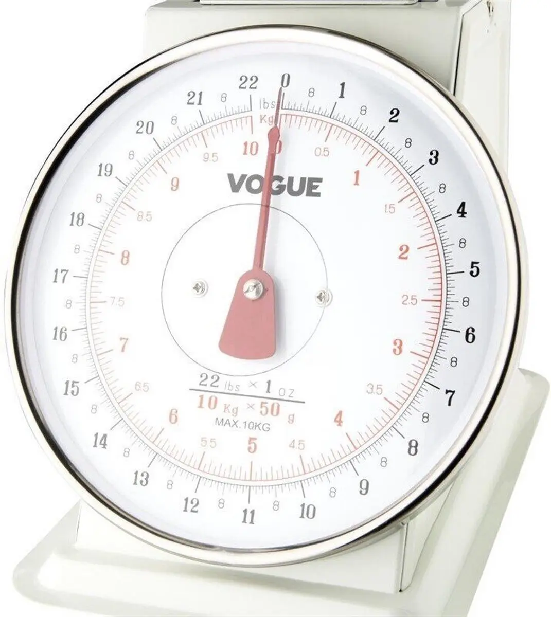 Vogue Weighstation F174 Keukenweegschaal 10kg - Grijs