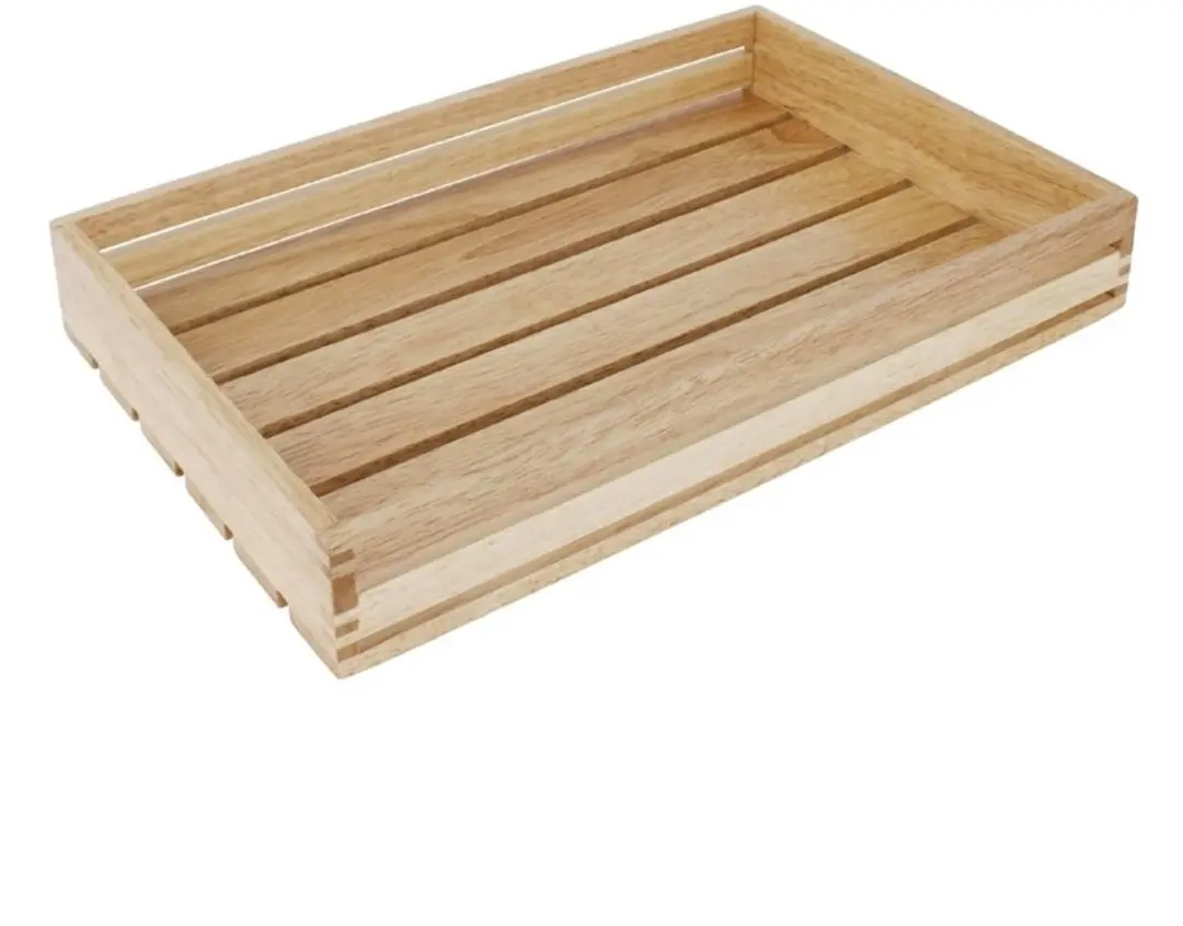 Olympia lage houten serveerkrat
