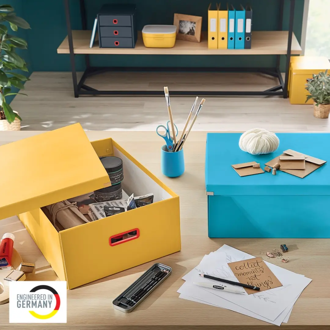 Leitz Click & Store A3 Opbergdoos - Warm Geel - 29L