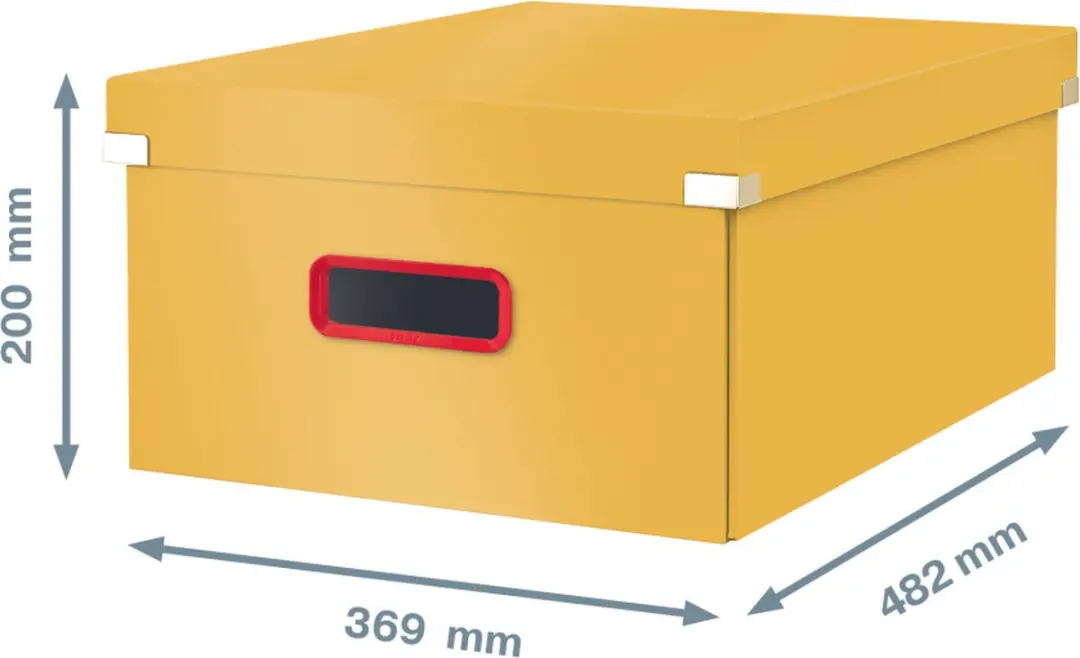 Leitz Click & Store A3 Opbergdoos - Warm Geel - 29L - afbeelding 6 van 6