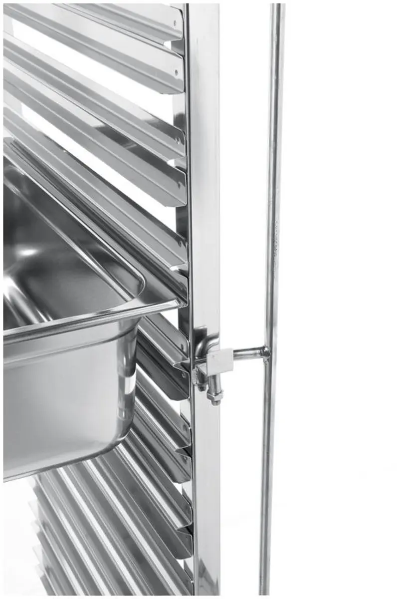 HENDI 810569 Dubbele Regaalwagen - 12 Etages - 150kg - Grijs