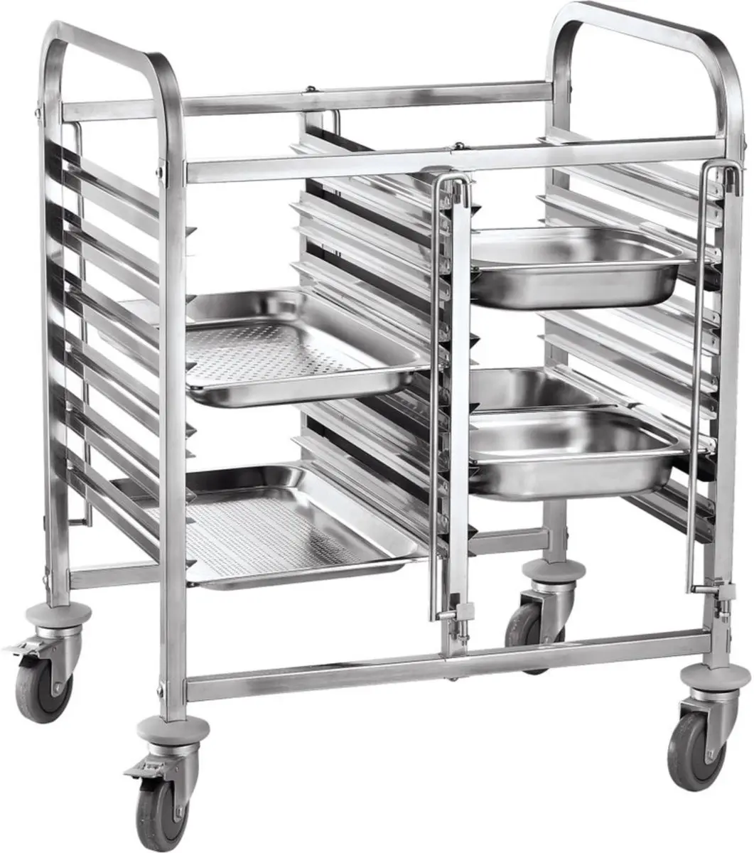 HENDI 810569 Dubbele Regaalwagen