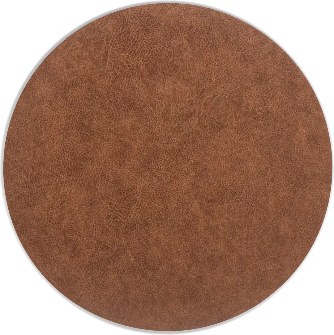 Kade 171 Lederlook Placemats Rond 38cm