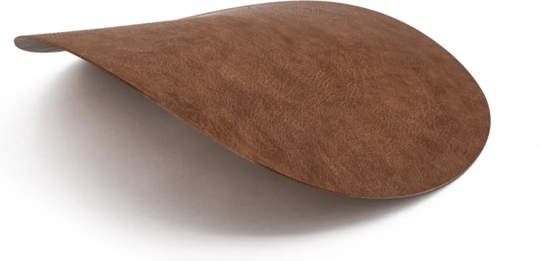 Kade 171 Lederlook Placemats Rond 38cm - 6 Stuks