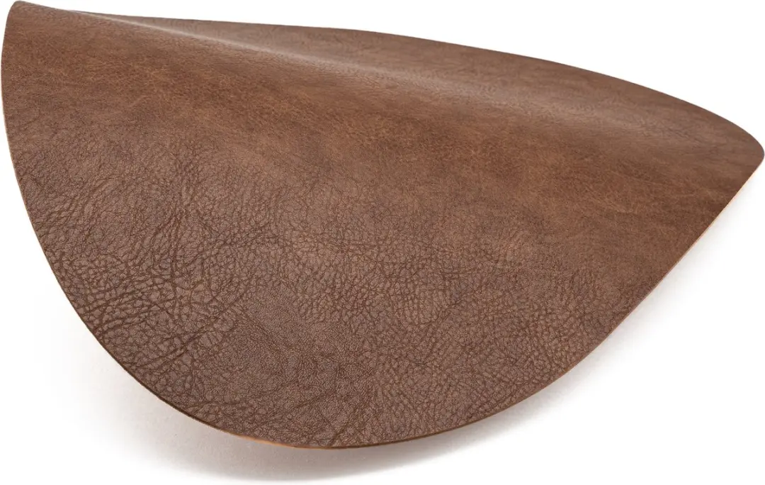 Kade 171 Lederlook Placemats Rond 38cm - 6 Stuks