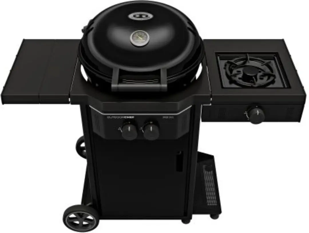 OutdoorChef Davos Kookplaat - Zwart