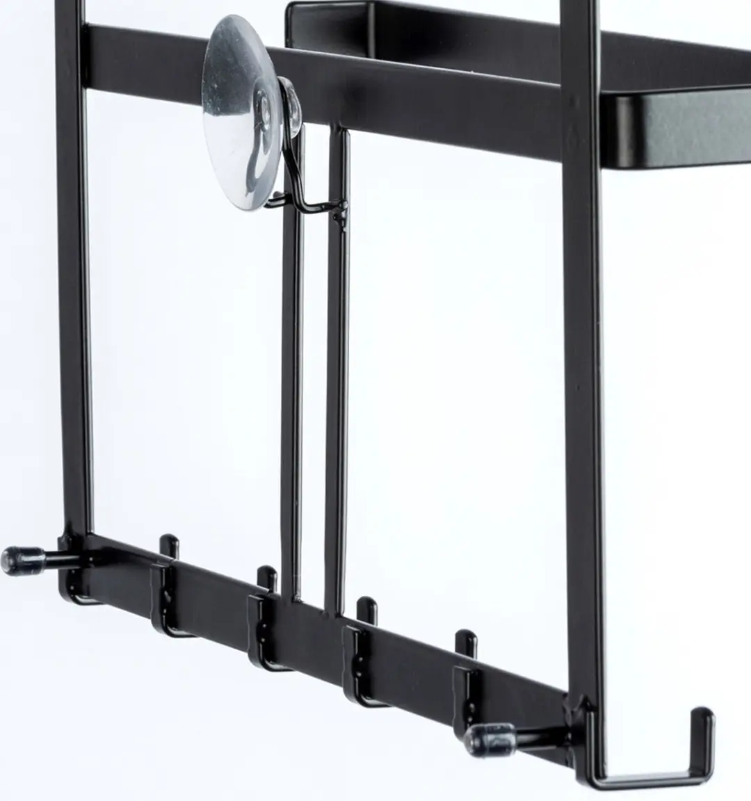 Wenko Gala Keukenrek 30x33cm - 6 Haken - Zwart Staal - afbeelding 6 van 6