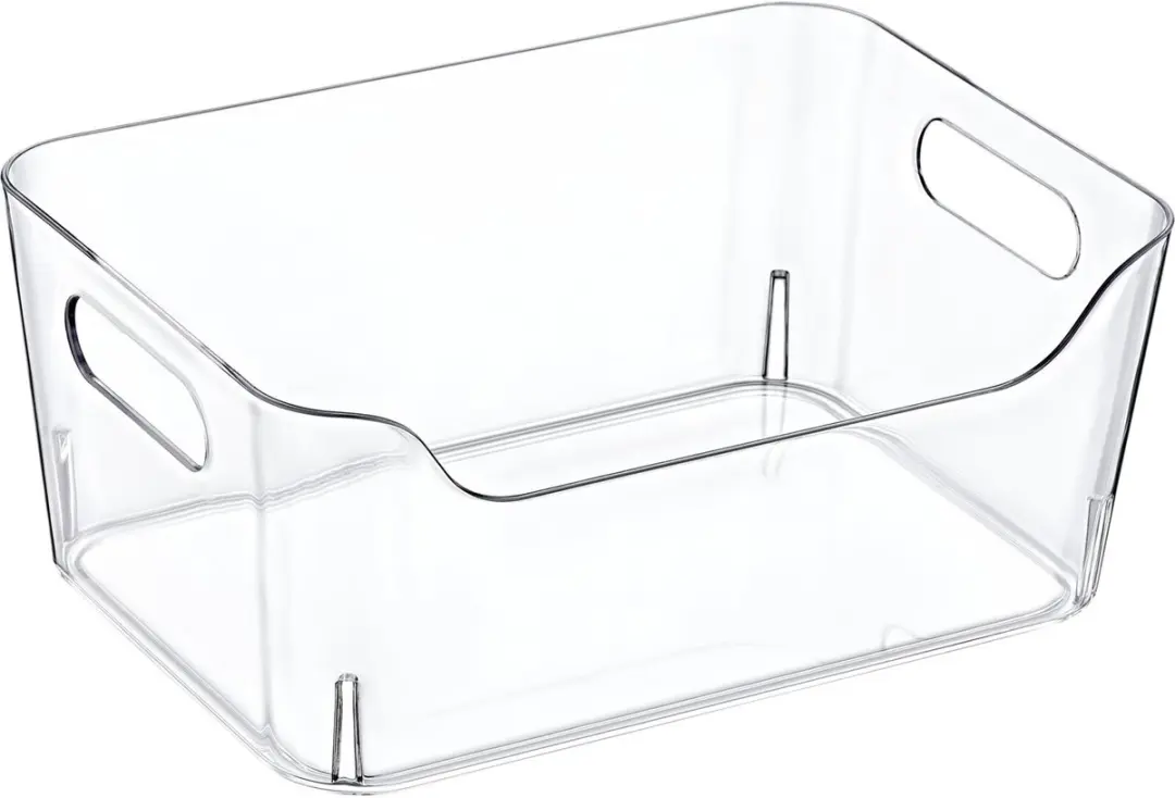 Excellent Houseware Keukenorganizer Mand 3x - Transparant - 7L