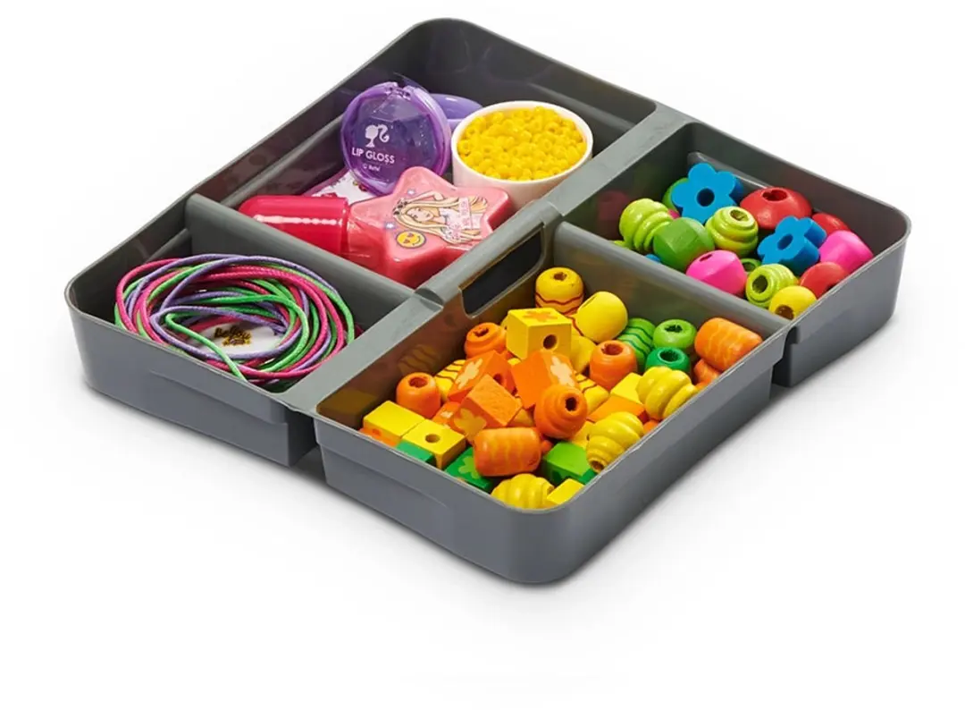 Orplast Opbergbox Sorteerbak 2L - 5 Vakken - Transparant