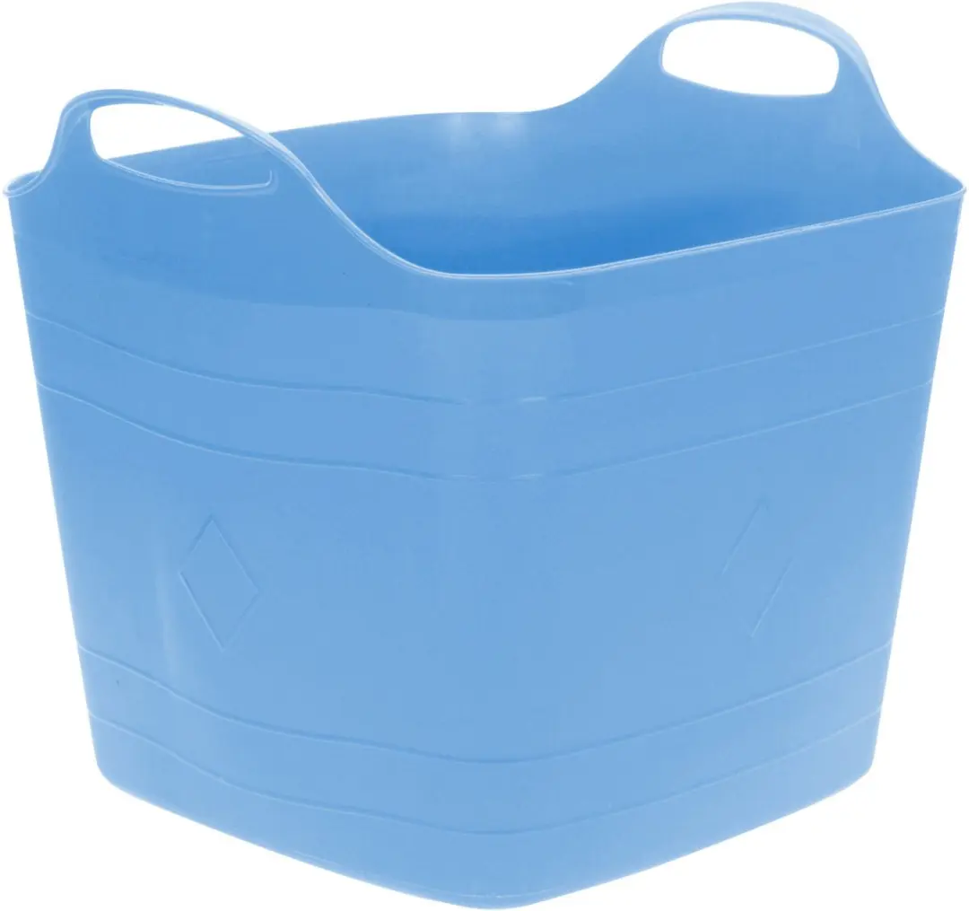 Excellent Houseware Speelgoedmand Blauw 25L - 40x35cm