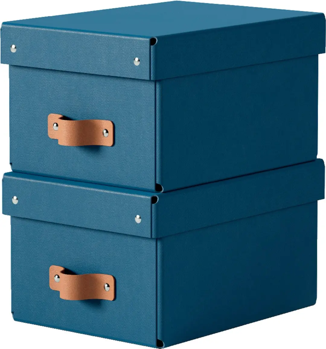 Leitz Puro Opbergdoos 7L - Donkerblauw - 2 Stuks