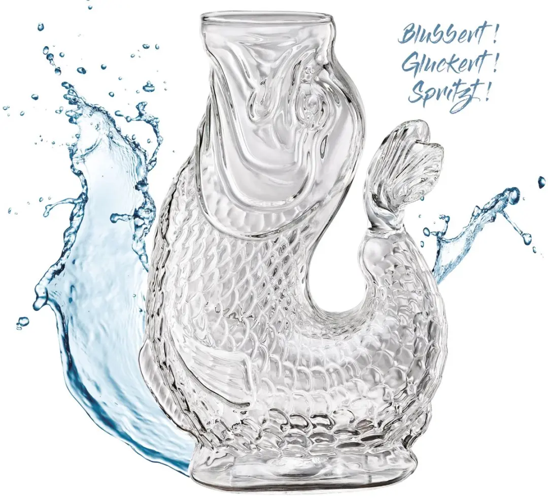Cilio Nemo Waterkaraf - Visvorm - 1 liter - Transparant