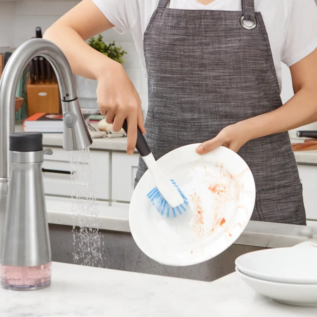 OXO - Afwasborstel - Met schraper