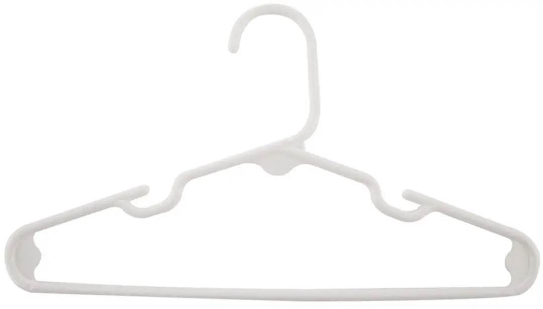 Orion Kinderkleding Hanger Set 5 Stuks - Wit/ Groen