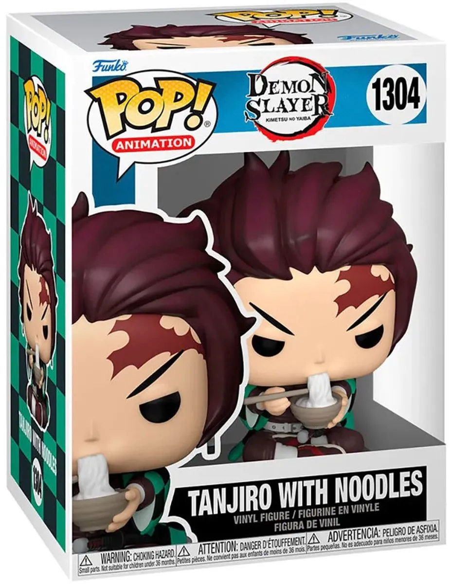 Funko POP! Demon Slayer Tanjiro Noodles 57346 - Multicolor - afbeelding 6 van 6